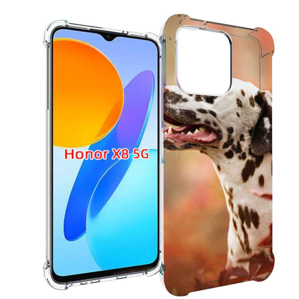 

Чехол MyPads далматин для Honor X8 5G, Прозрачный, Tocco