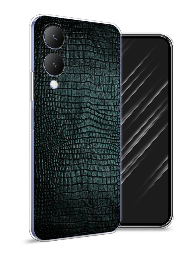 

Чехол Awog на Vivo Y17s "Черная змея", Черный;серый;голубой, 269850-1