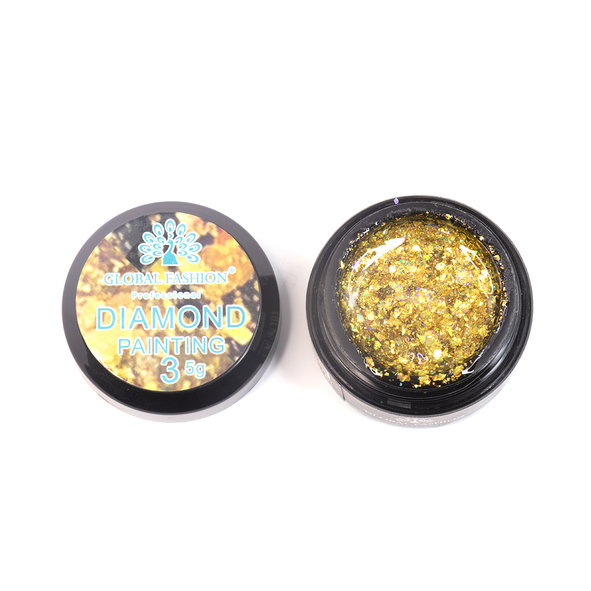 

Глиттер гель Global Fashion 5 гр, New Diamond painting gel 03