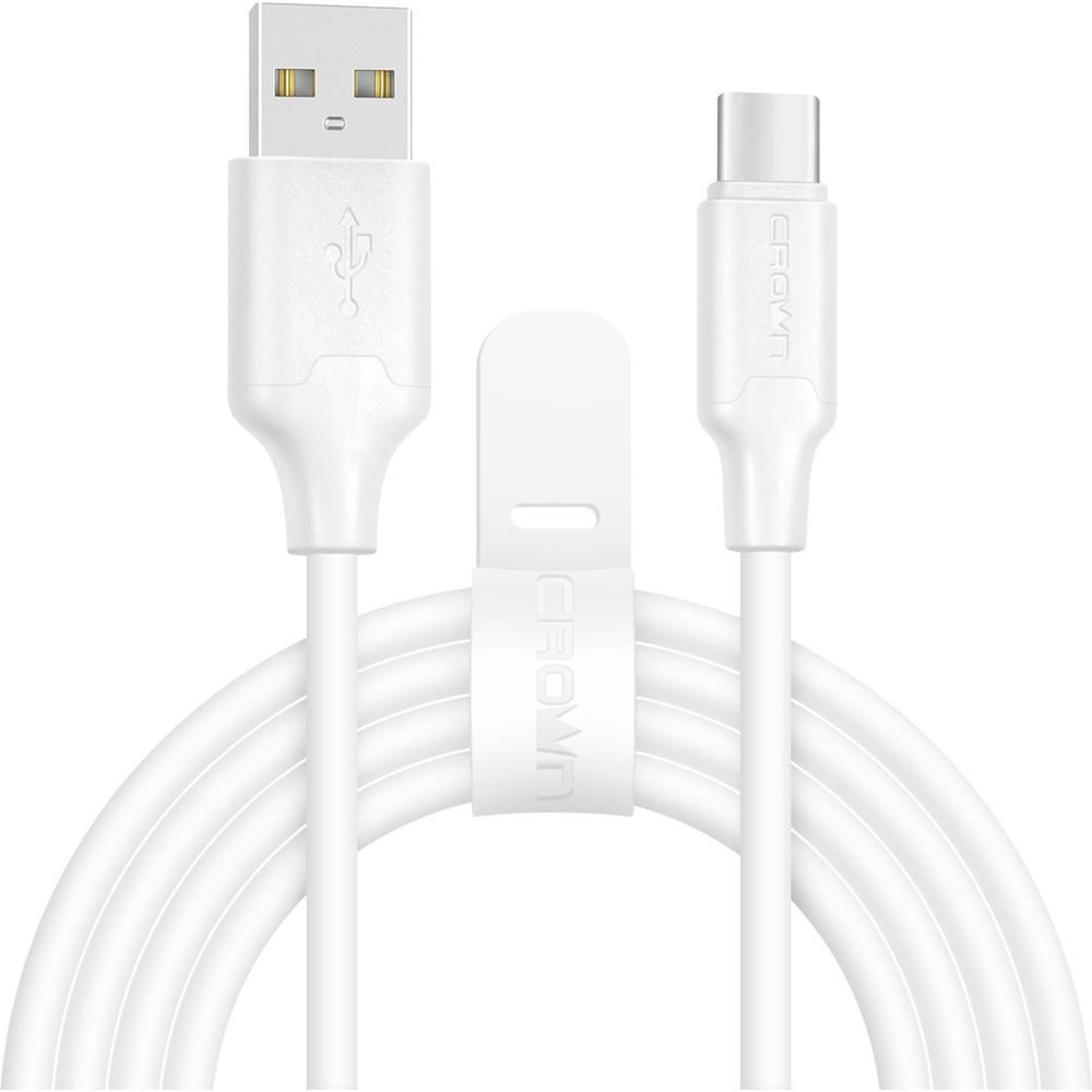 фото Кабель mobileocean usb2.0-type c 1m белый crown (cmcu-3016c)