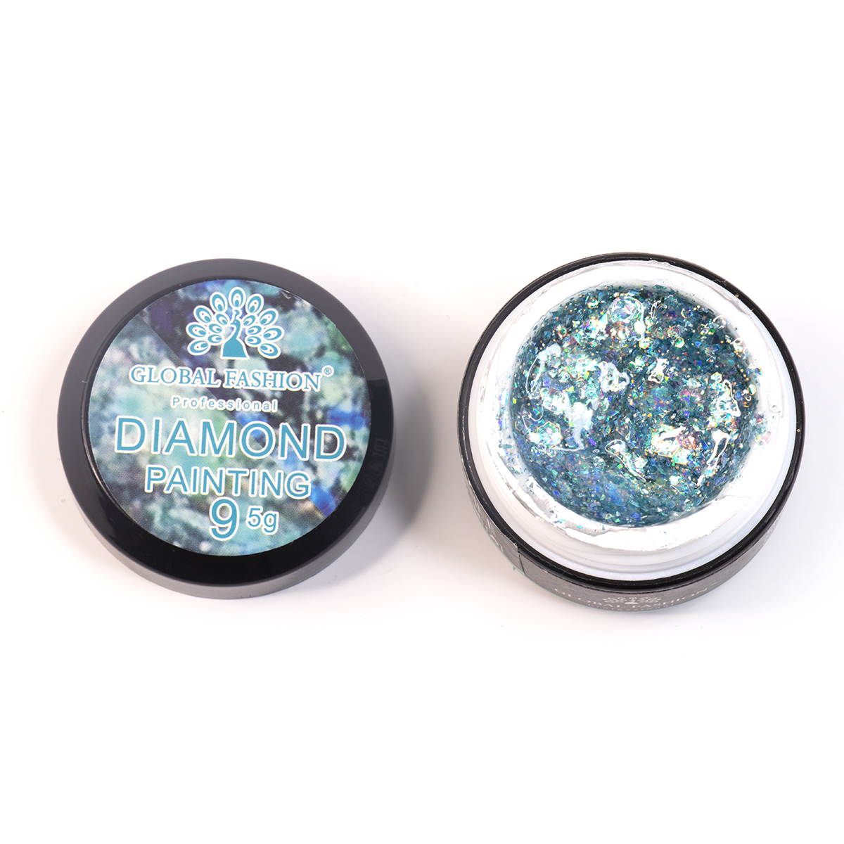 

Глиттер гель Global Fashion 5 гр, New Diamond painting gel 09