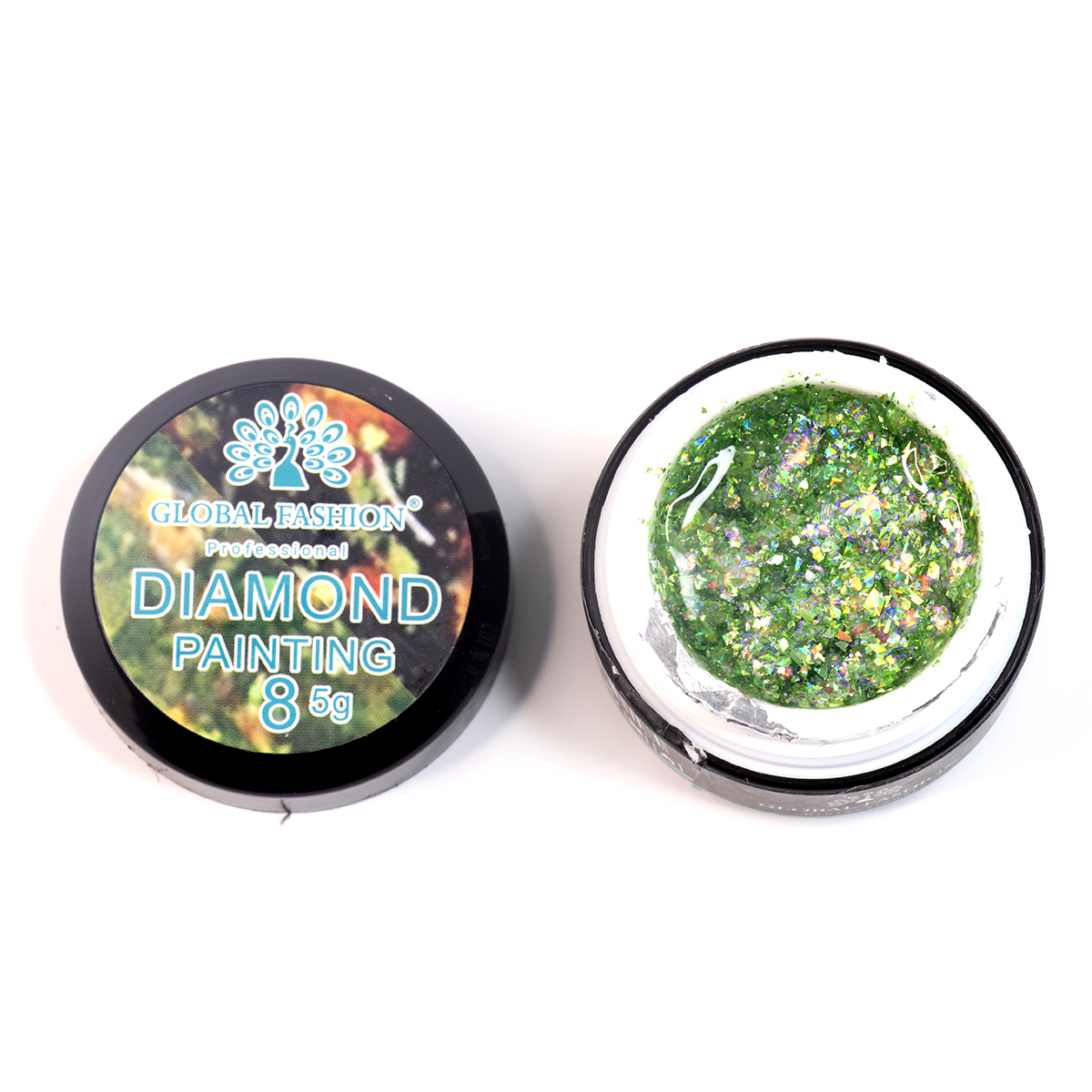 

Глиттер гель Global Fashion 5 гр, New Diamond painting gel 08