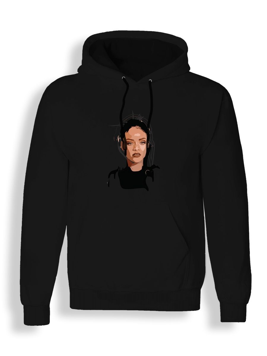 

Худи унисекс СувенирShop Рианна/Rihanna 11 черное L, "Рианна/Rihanna" 11