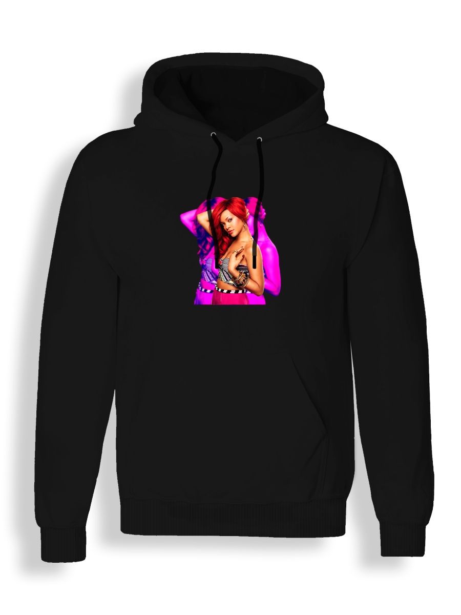 

Худи унисекс СувенирShop Рианна/Rihanna 12 черное L, "Рианна/Rihanna" 12