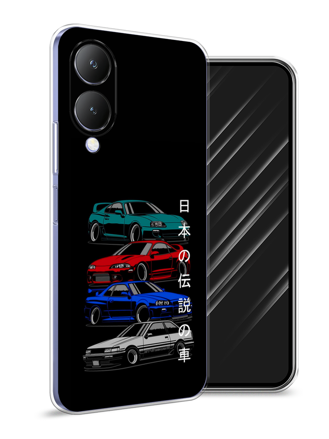 

Чехол Awog на Vivo Y17s "JDM Legend cars", Зеленый;красный;синий, 269850-1