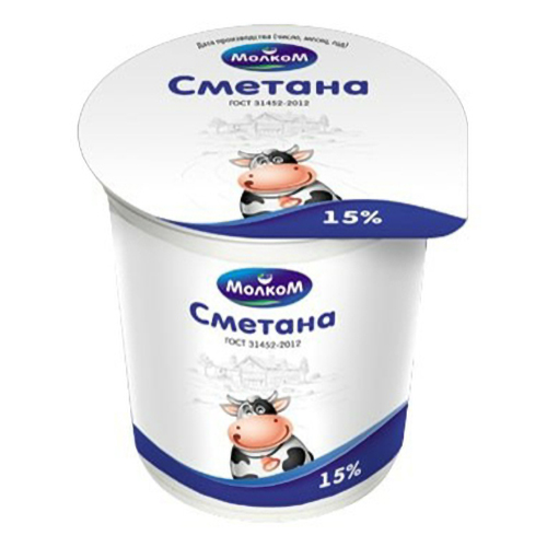 

Сметана Милком 15% 400 г