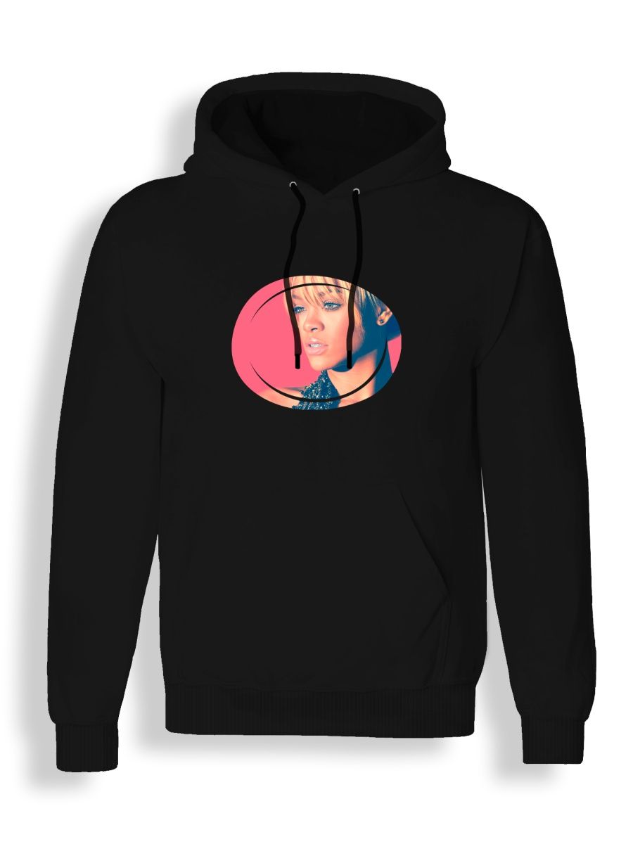 

Худи унисекс СувенирShop Рианна/Rihanna 13 черное 4XL, "Рианна/Rihanna" 13