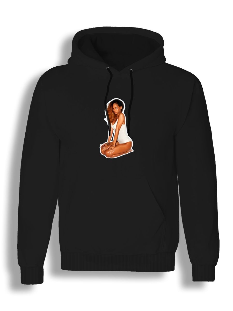 

Худи унисекс СувенирShop Рианна/Rihanna 15 черное L, "Рианна/Rihanna" 15