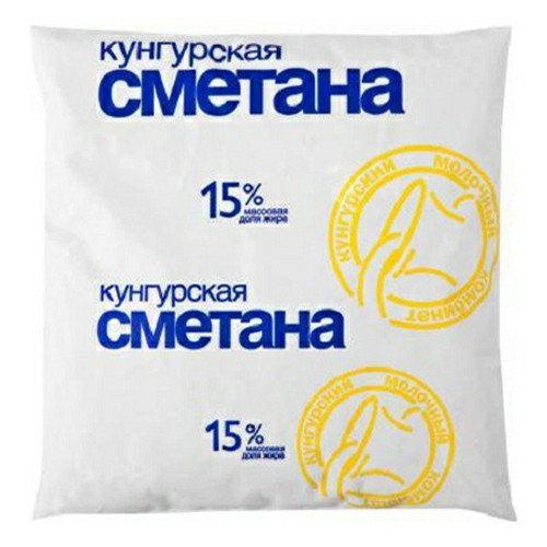 

Сметана Кунгурский молочный комбинат 15% 400 г