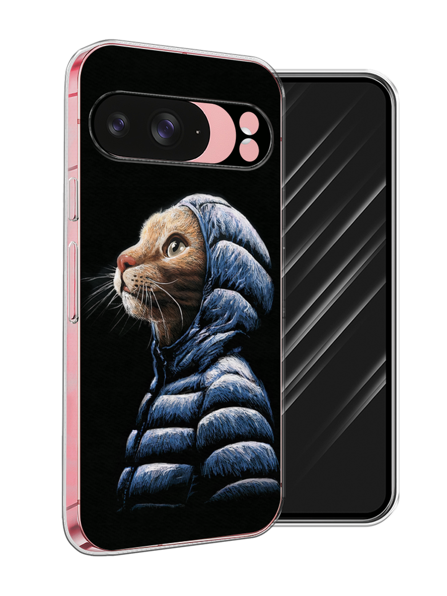 

Чехол Awog на Google Pixel 9 "Кот в капюшоне", Черный;бежевый;синий, 271950-1
