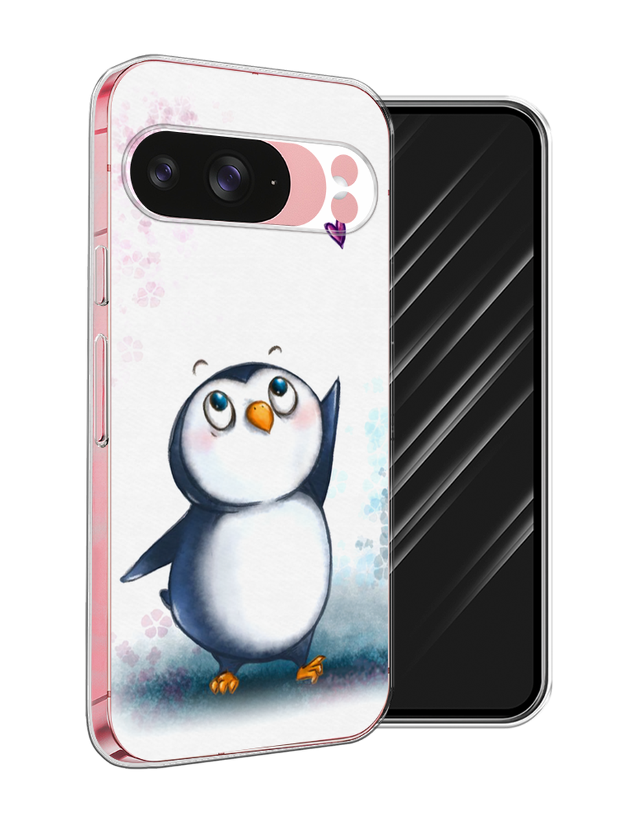 

Чехол Awog на Google Pixel 9 "Пингвин и сердечко", Белый, 271950-1