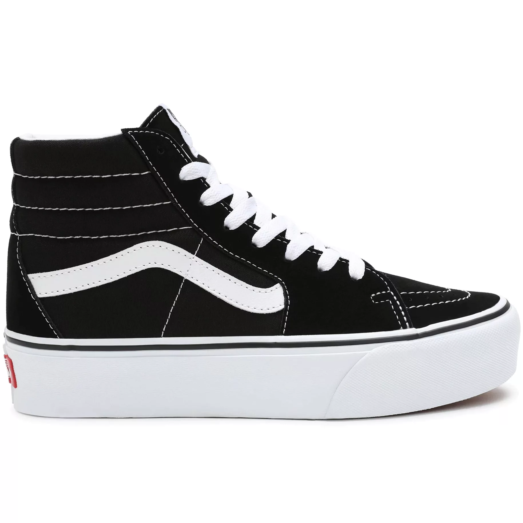 

Кеды унисекс Vans UA SK8-HI PLATFORM 2 черные 36 EU, Черный, UA SK8-HI PLATFORM 2