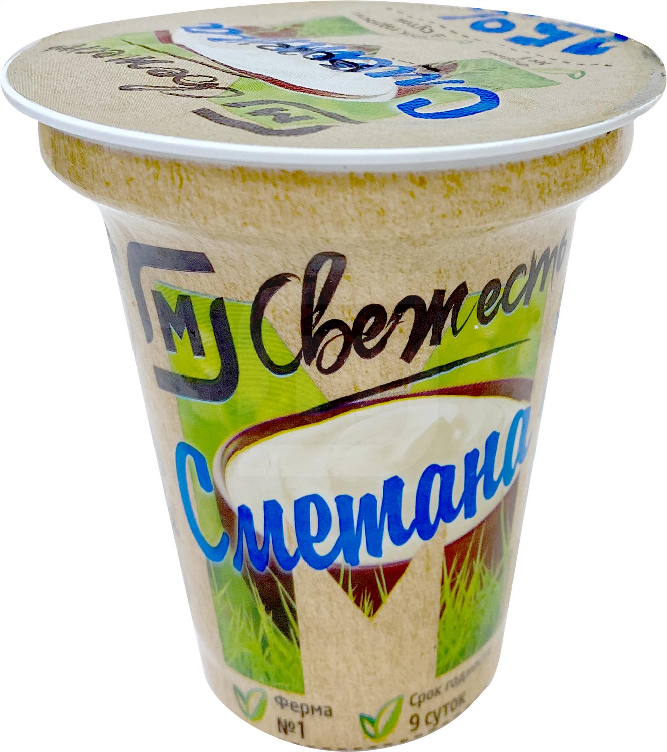 

Сметана Свежесть 15% БЗМЖ 300 г