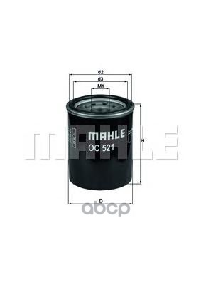 

Фильтр масляный Mahle/Knecht OC521, OC521
