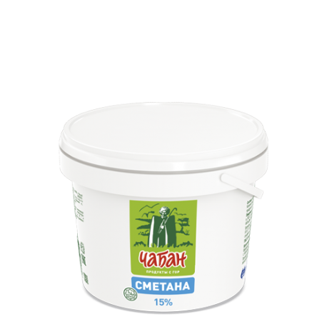 

Сметана Чабан 15% БЗМЖ 700 г