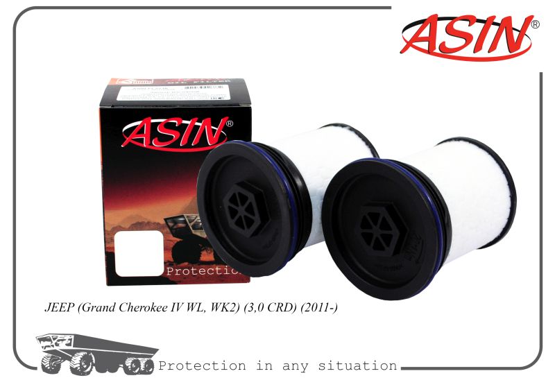 

Фильтр топливный 04726067AA ASIN.FF2244 2 шт дляJEEP Grand Cherokee IV WL, WK2 3,0 CRD 11-