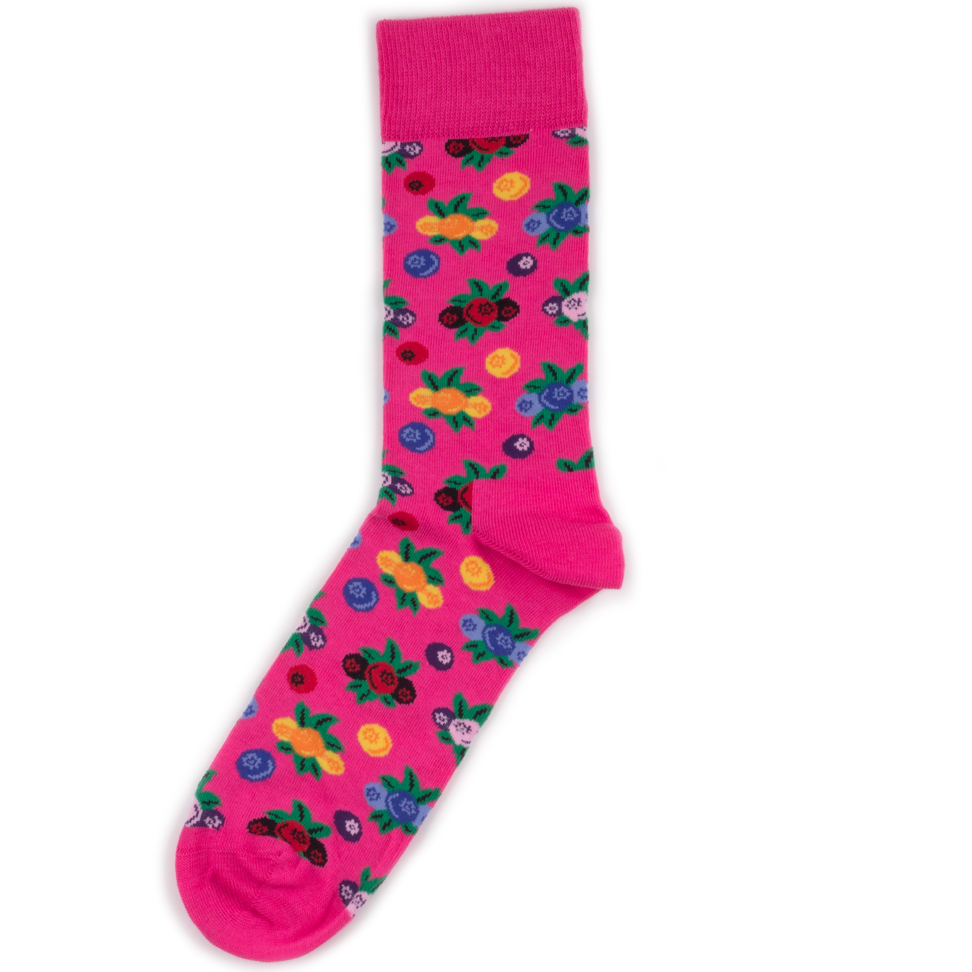 фото Носки унисекс happy socks happy socks berry - purple разноцветные 36-40