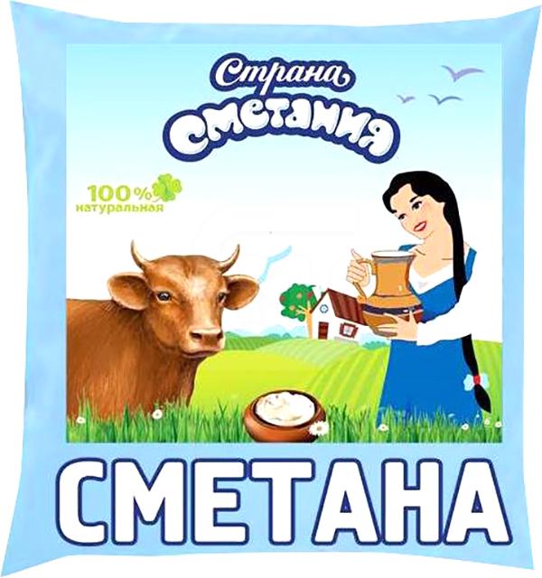 

Сметана Страна Сметания 20% БЗМЖ 310 г