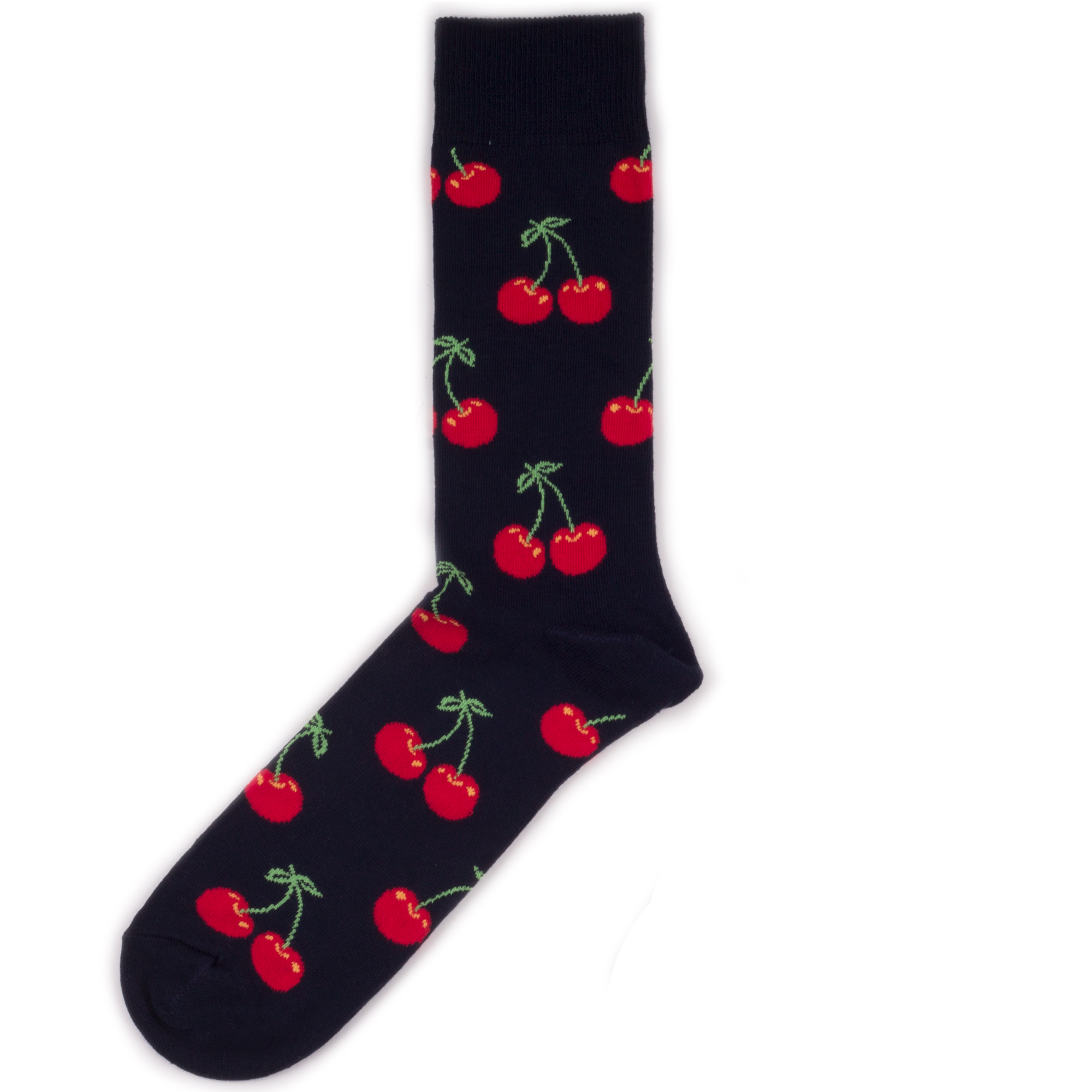 фото Носки унисекс happy socks happy socks cherry - red разноцветные 36-40