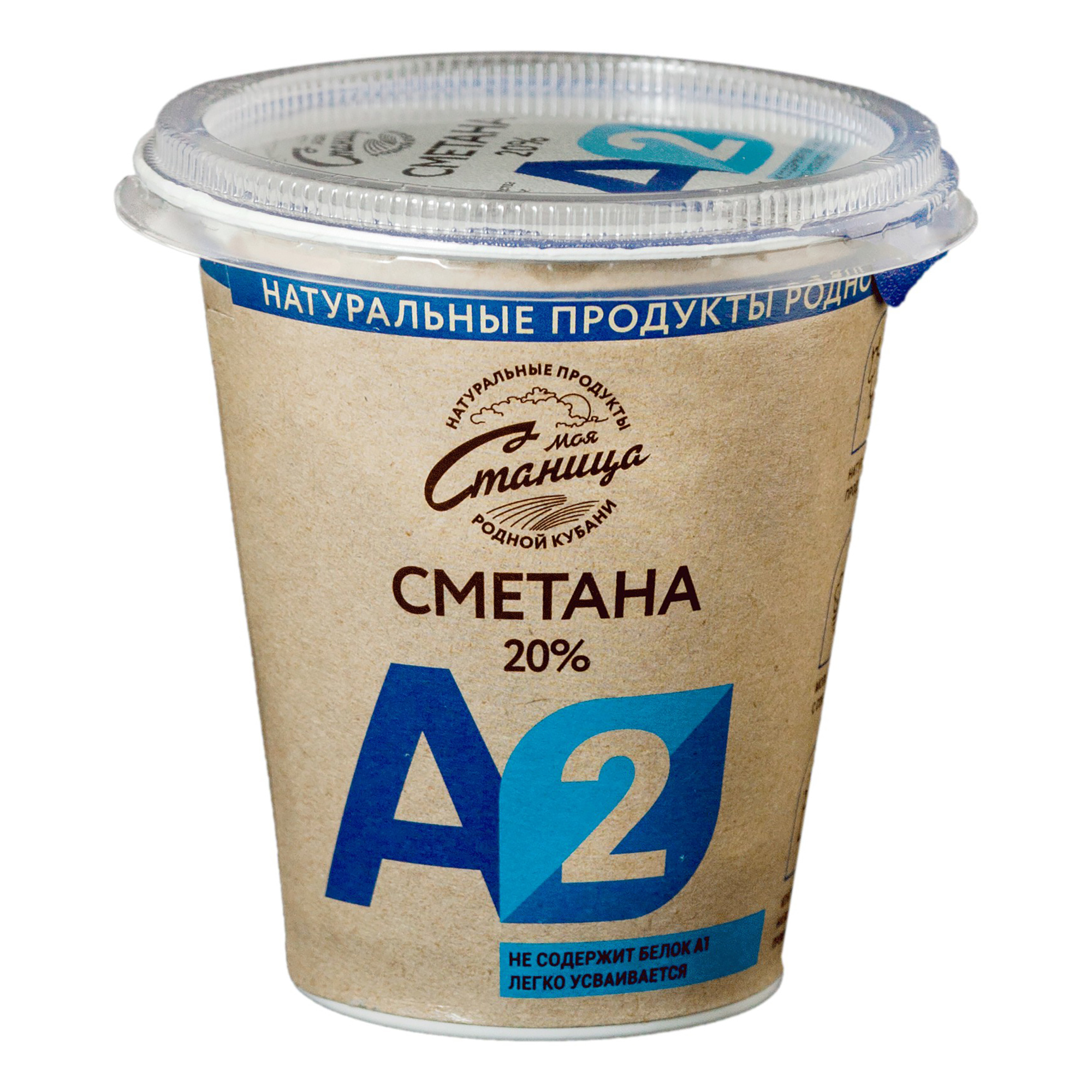 

Сметана Моя Станица А2 20% БЗМЖ 290 г