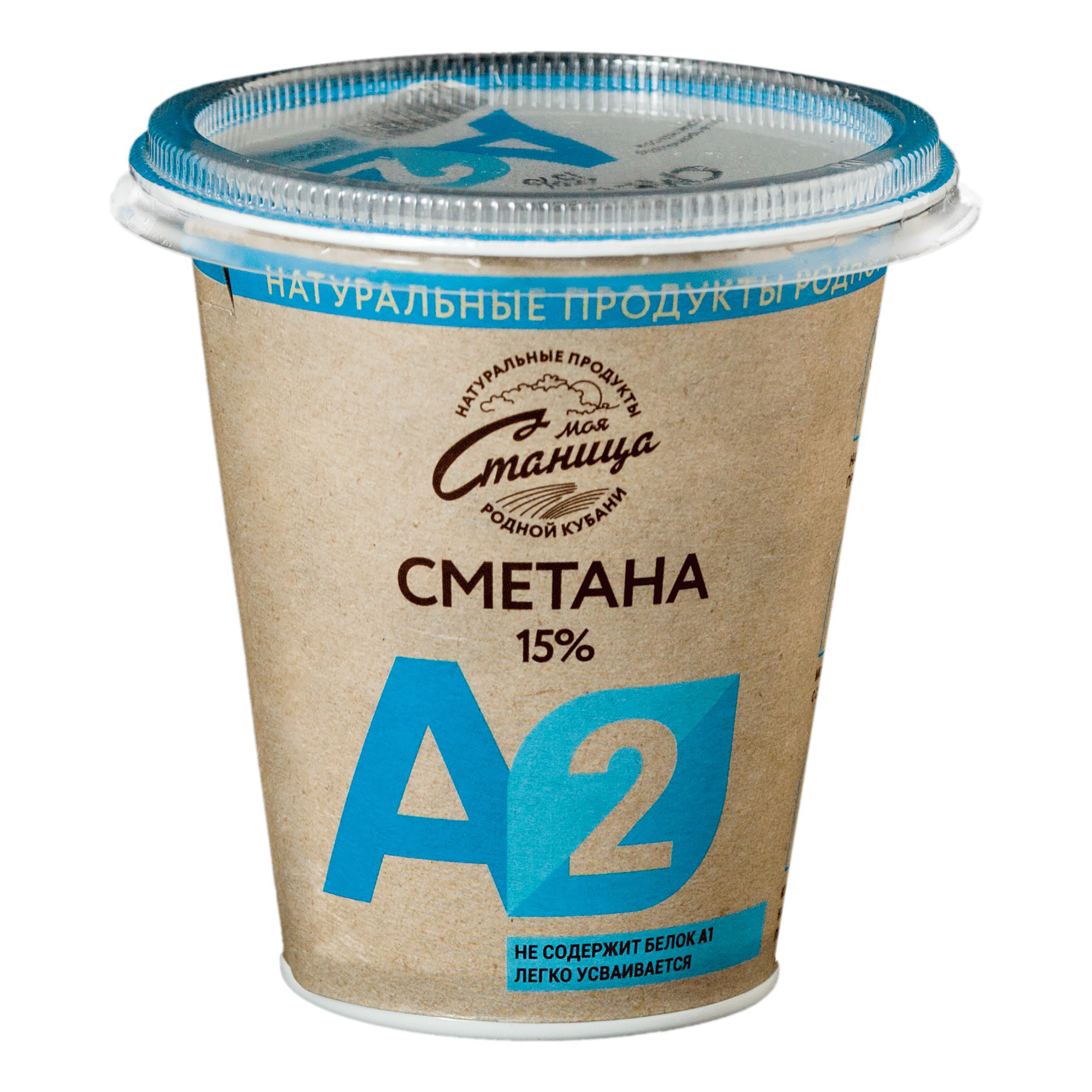 

Сметана Моя Станица А2 15% БЗМЖ 290 г