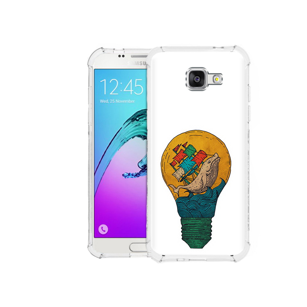 Чехол MyPads Tocco для Samsung Galaxy A5 (2016) кит в лампочке с парусами