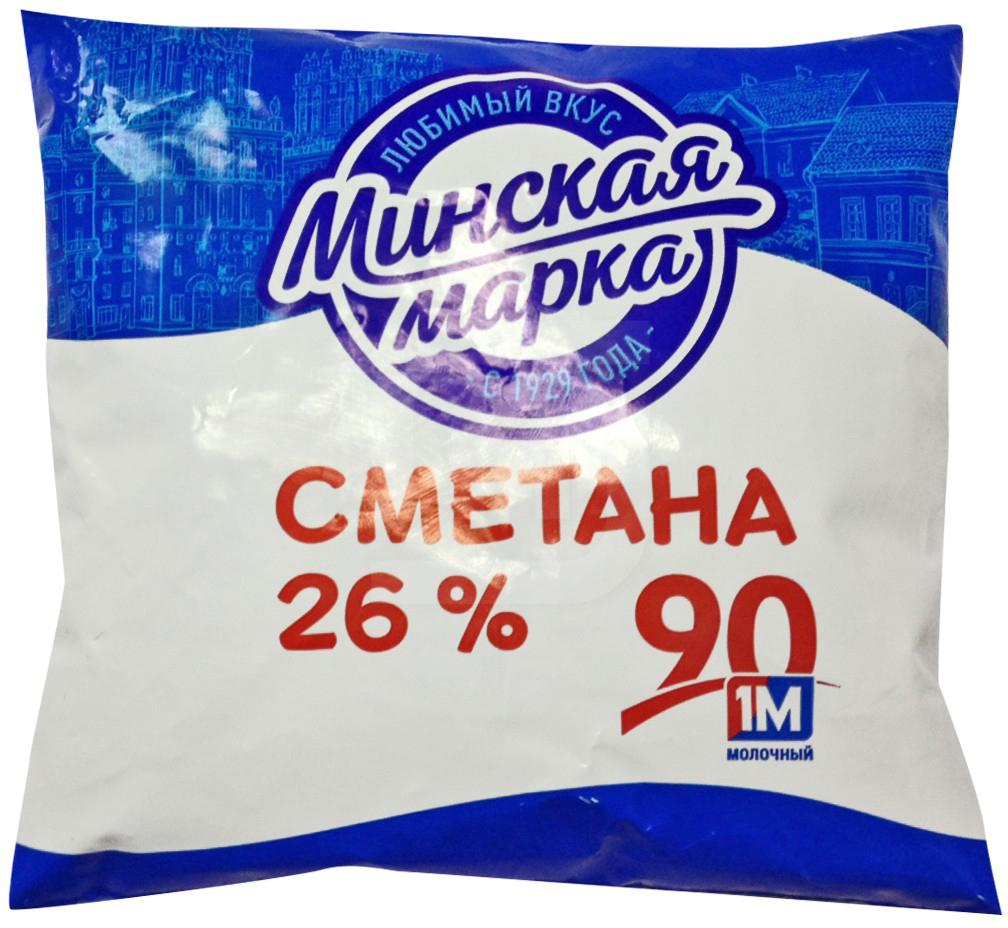 Минская марка. Минская сметана. Сметана 26%. Пискаревский молочный завод сметана.