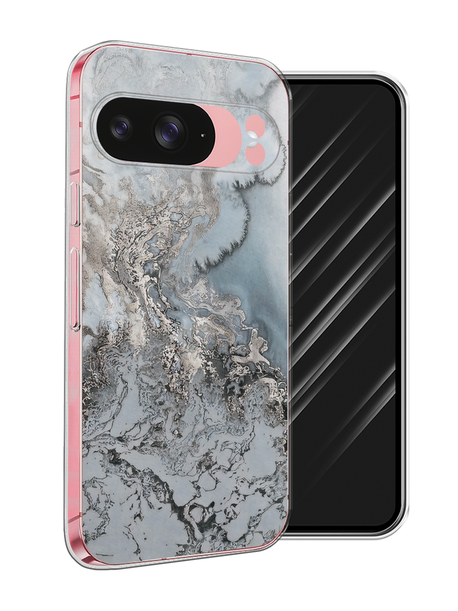 

Чехол Awog на Google Pixel 9 "Морозная лавина серая", Серый;серебристый, 271950-1