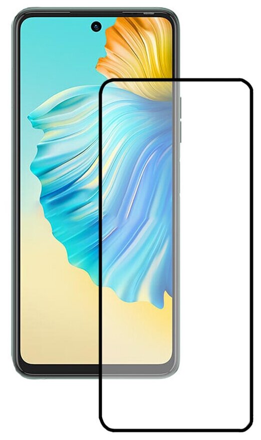 

Стекло DF xiColor-91 FS FG для Redmi 10/10 Prime, FS FG для Redmi 10/10 Prime, черный с цв.рамкой