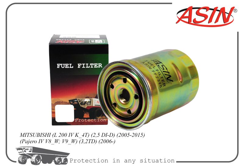 

Фильтр топл. 1770A053 ASINFF2315 MITSUBISHI L 200 IV K_4T 2,5 DI-D 05-15 Pajero IV V8_W;