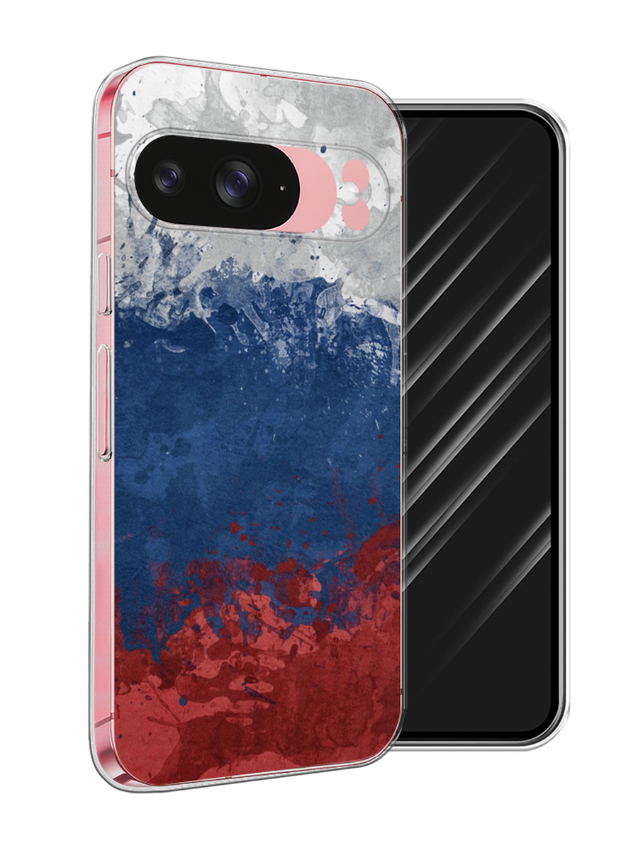 

Чехол Awog на Google Pixel 9 "Флаг России неровный", Белый;синий;красный, 271950-1