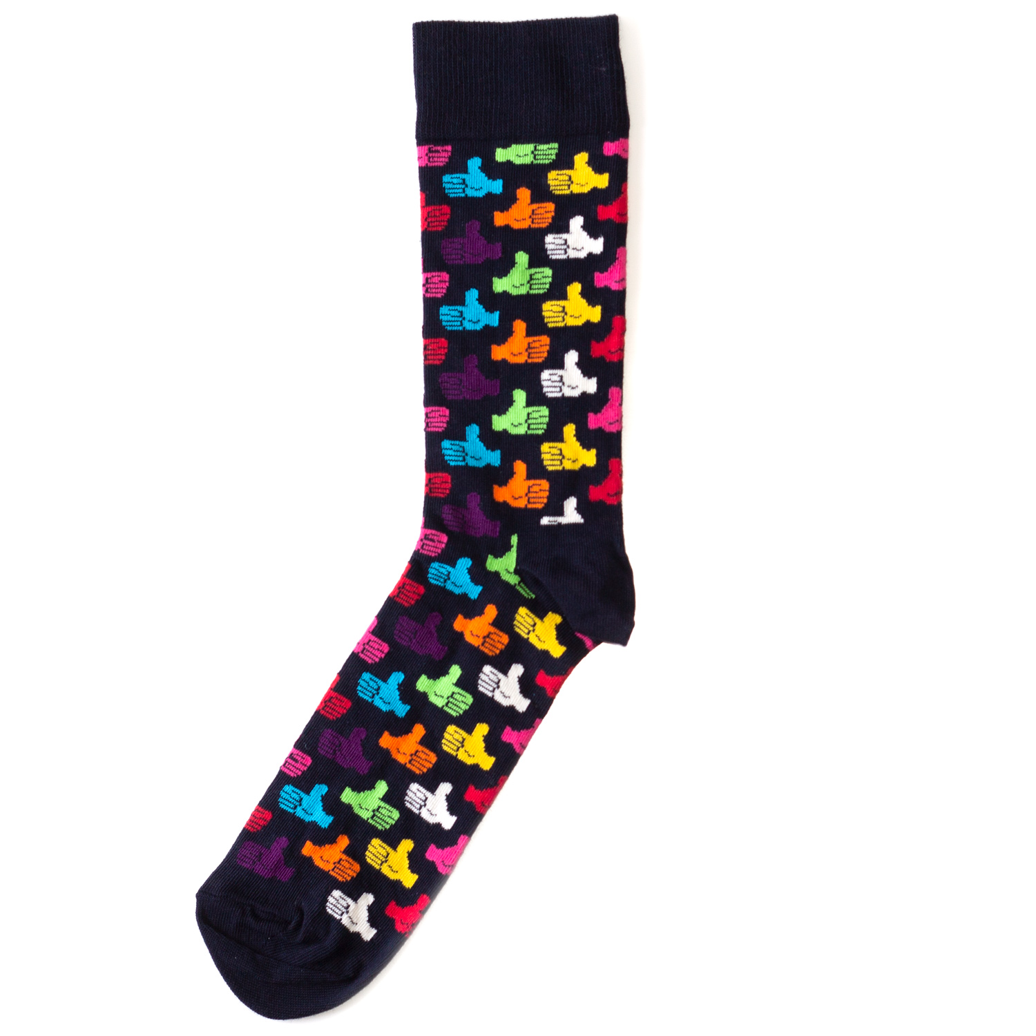 фото Носки унисекс happy socks happy socks thumbs up - multicolor разноцветные 36-40