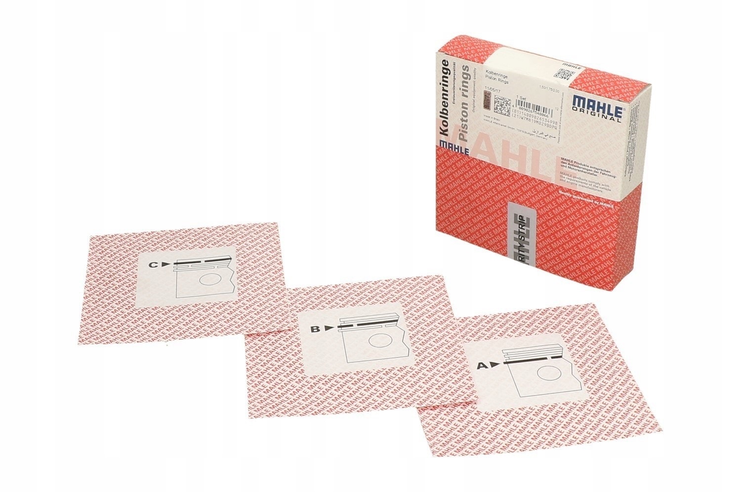 

Кольца поршневые BMW MAHLE 081RS001250N0