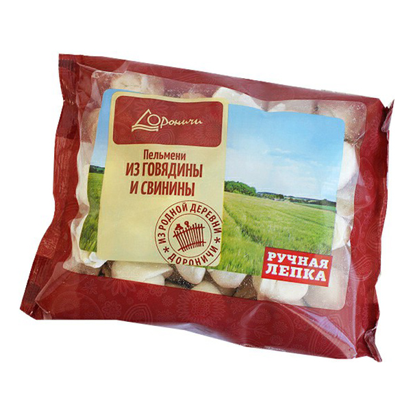 

Пельмени Дороничи с говядиной и свининой 400 г