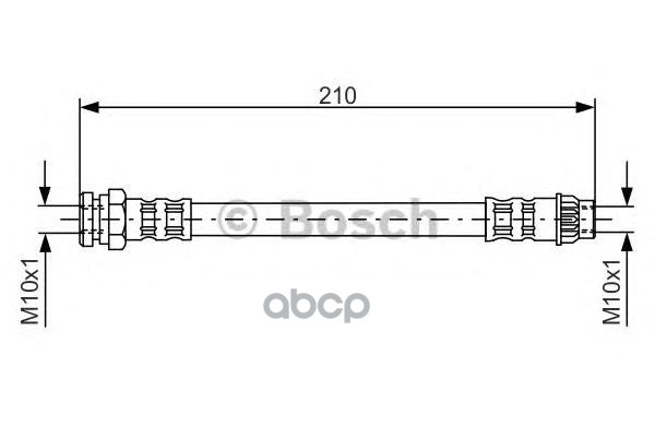 

BOSCH Шланг тормозной BOSCH 1987476913