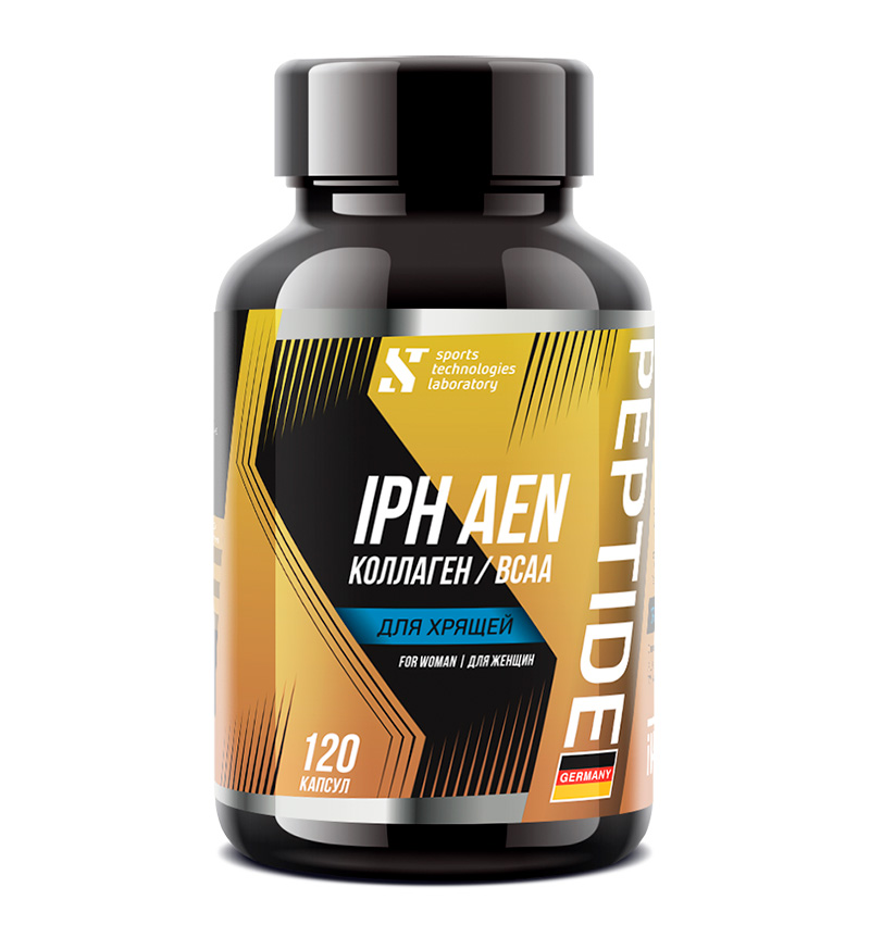 фото Аминокислотный комплекс sport's technologies laboratory iph aen bcaa collagen, 120 капс