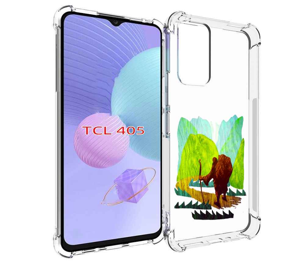 

Чехол MyPads Лесная тропа для TCL 405, Tocco