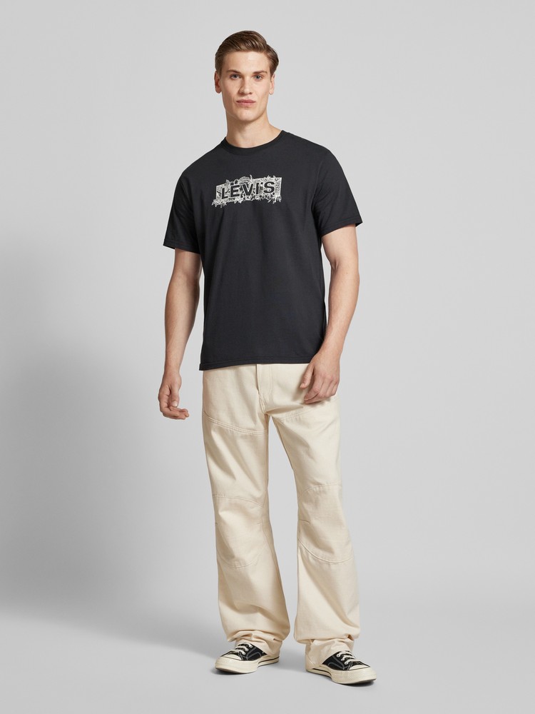 

Футболка мужская Levi's 161431517 черная M, Черный, 161431517