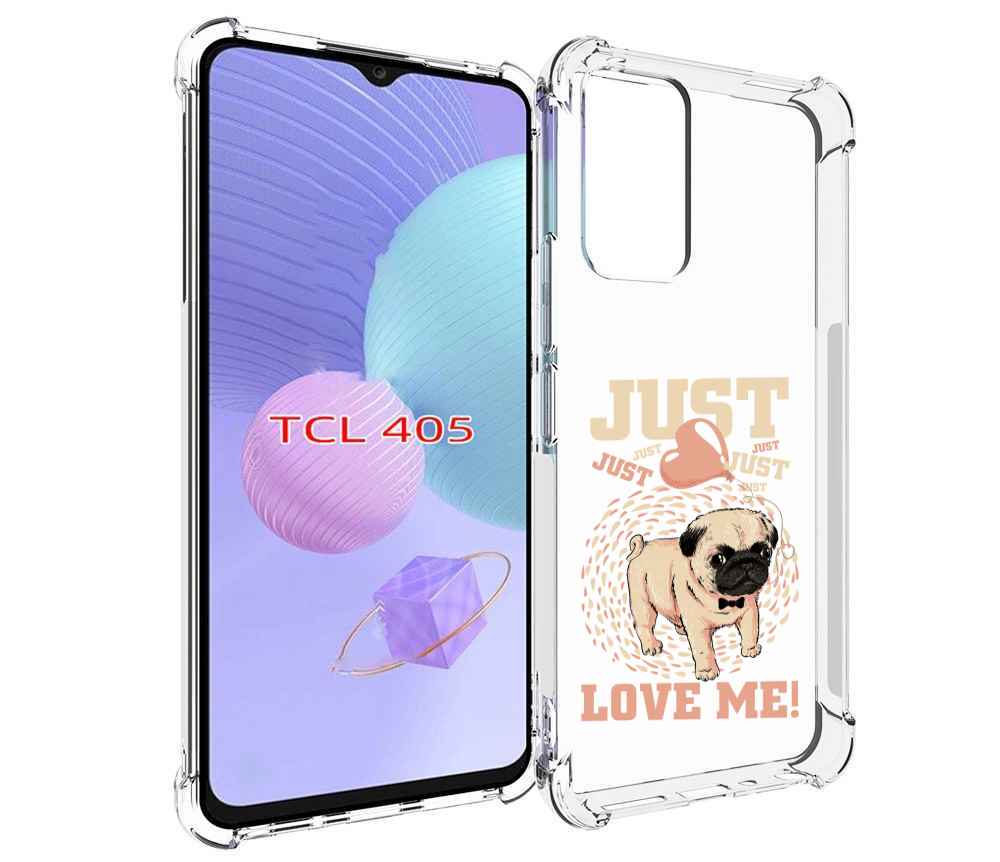 

Чехол MyPads Люби меня для TCL 405, Tocco