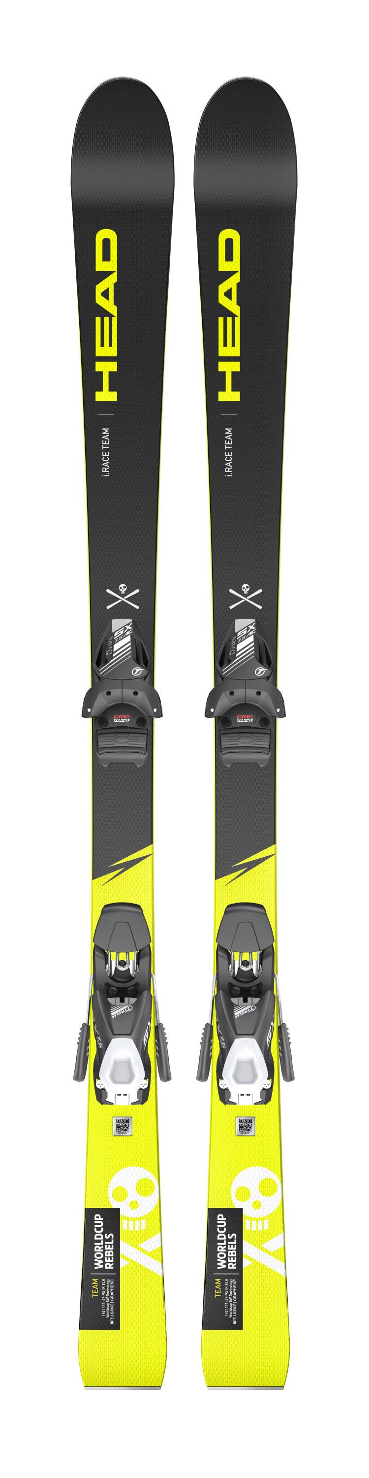 фото Горные лыжи head wc irace team sw+sx 7.5 gw ac brake 78 [j] black/neon yellow 130 см