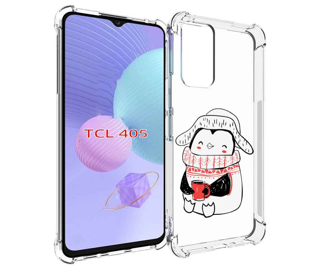 

Чехол MyPads Милый пингвин для TCL 405, Tocco
