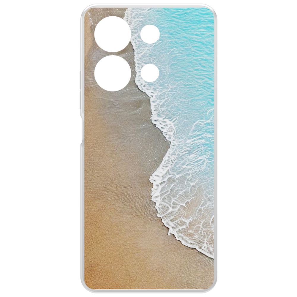 

Чехол-накладка Krutoff Clear Case Прибой для Xiaomi Redmi Note 13 4G, Прозрачный