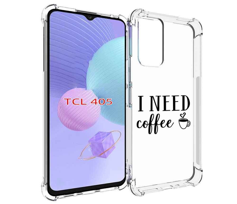 

Чехол MyPads Мне нужен кофе для TCL 405, Tocco