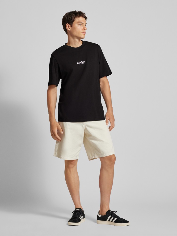 

Футболка мужская Jack & Jones 12256367 черная S, Черный, 12256367