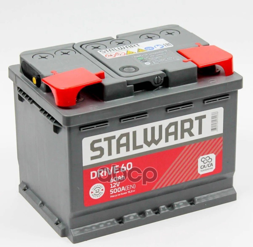 

Аккумулятор Stalwart Drive 60 П.П. 500а STALWART арт. STD601