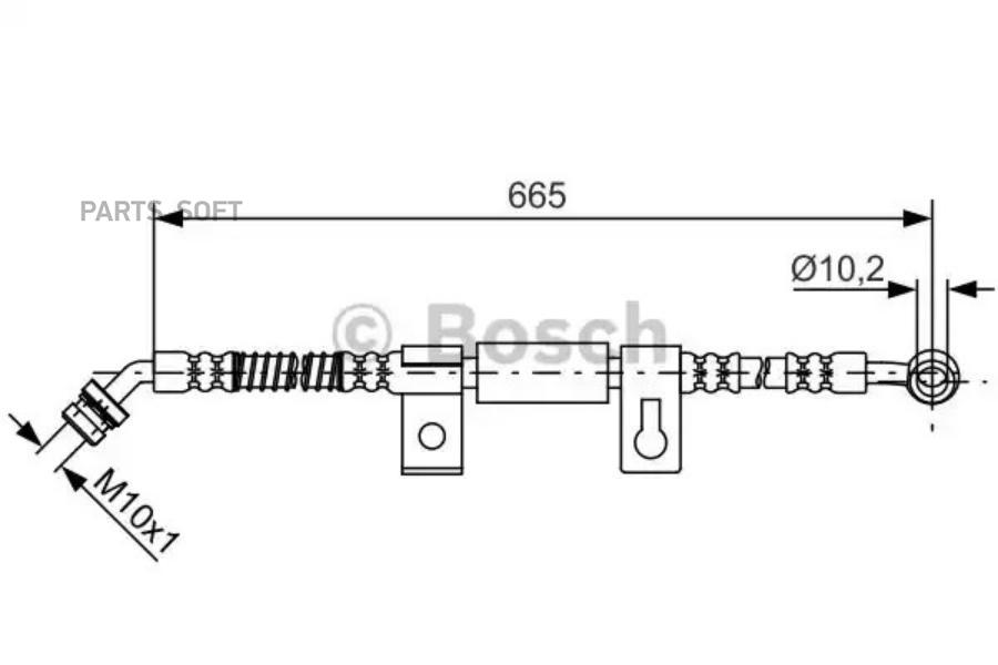 BOSCH Шлангопровод BOSCH 1987481791