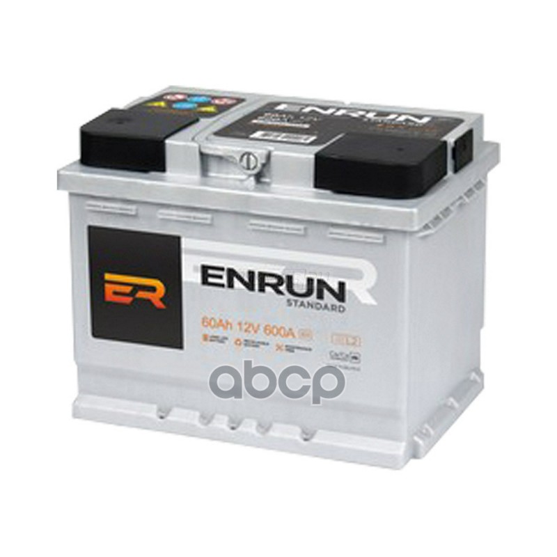 Аккумулятор Enrun Standard 60 А/Ч Обратная R+ L2 242х175х190 En600 А ENRUN арт. ES600