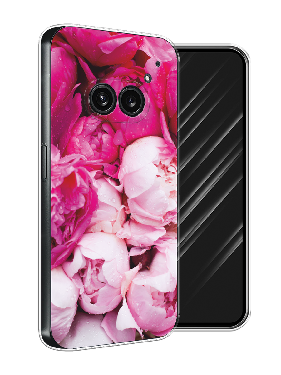 

Чехол Awog на Nothing Phone 2a "Пионы розово-белые", Белый;розовый, 3300350-1