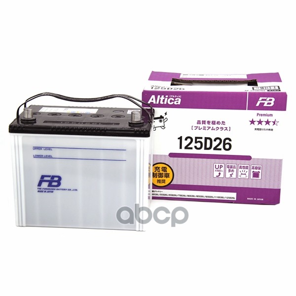 

Аккумулятор Fb Altica Premium FURUKAWA арт. 125D26R