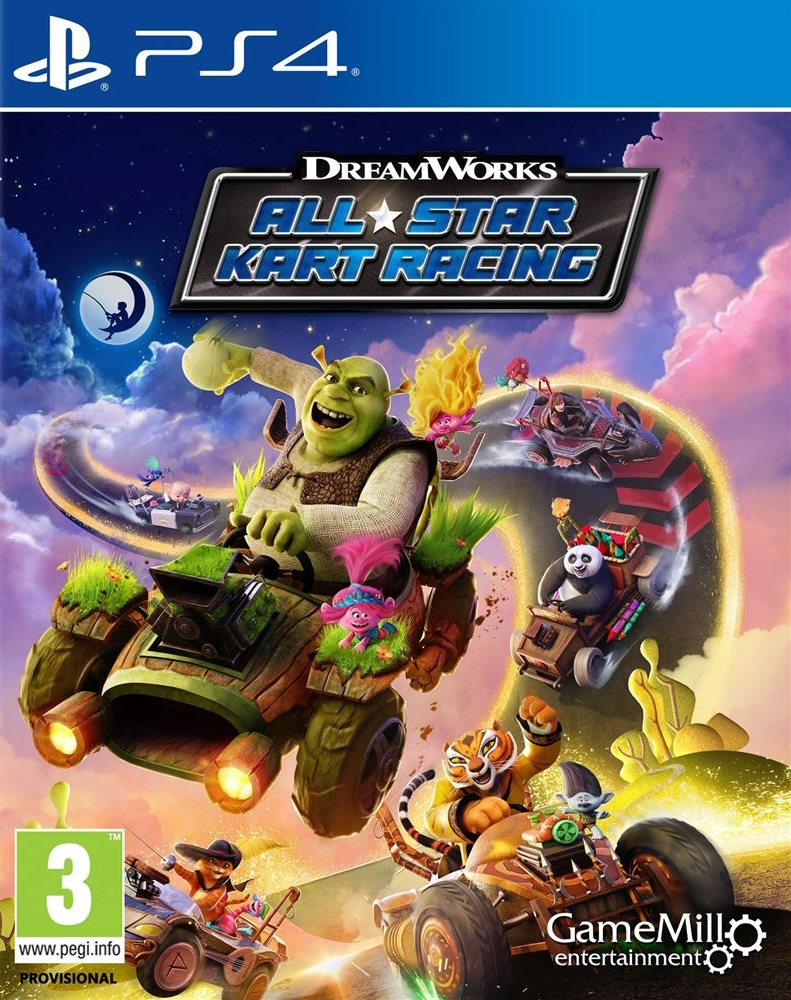 Игра DreamWorks All-Star Kart Racing (PS4, полностью на иностранном языке)